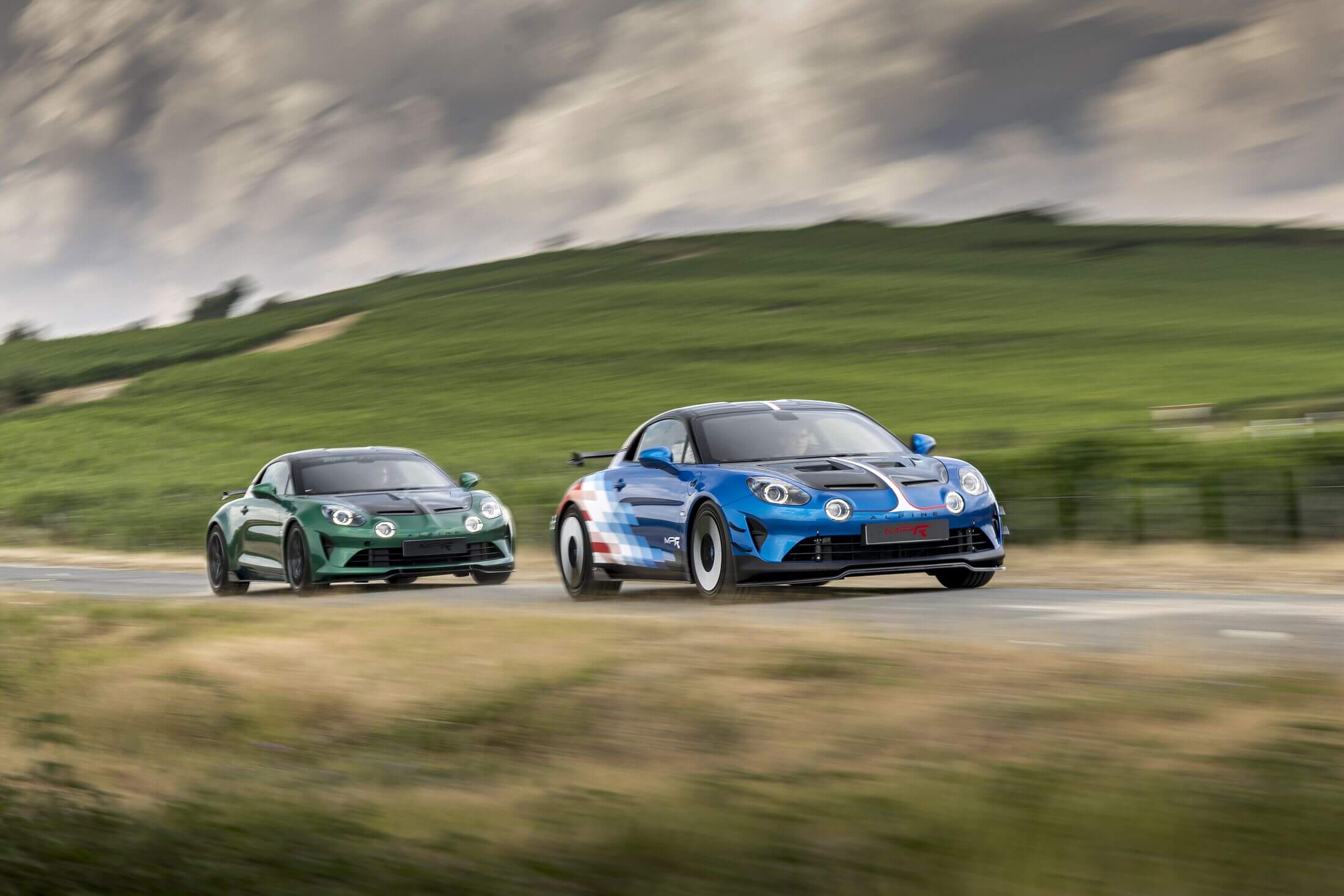 Alpine A110 R Ultime MPR, trois quarts