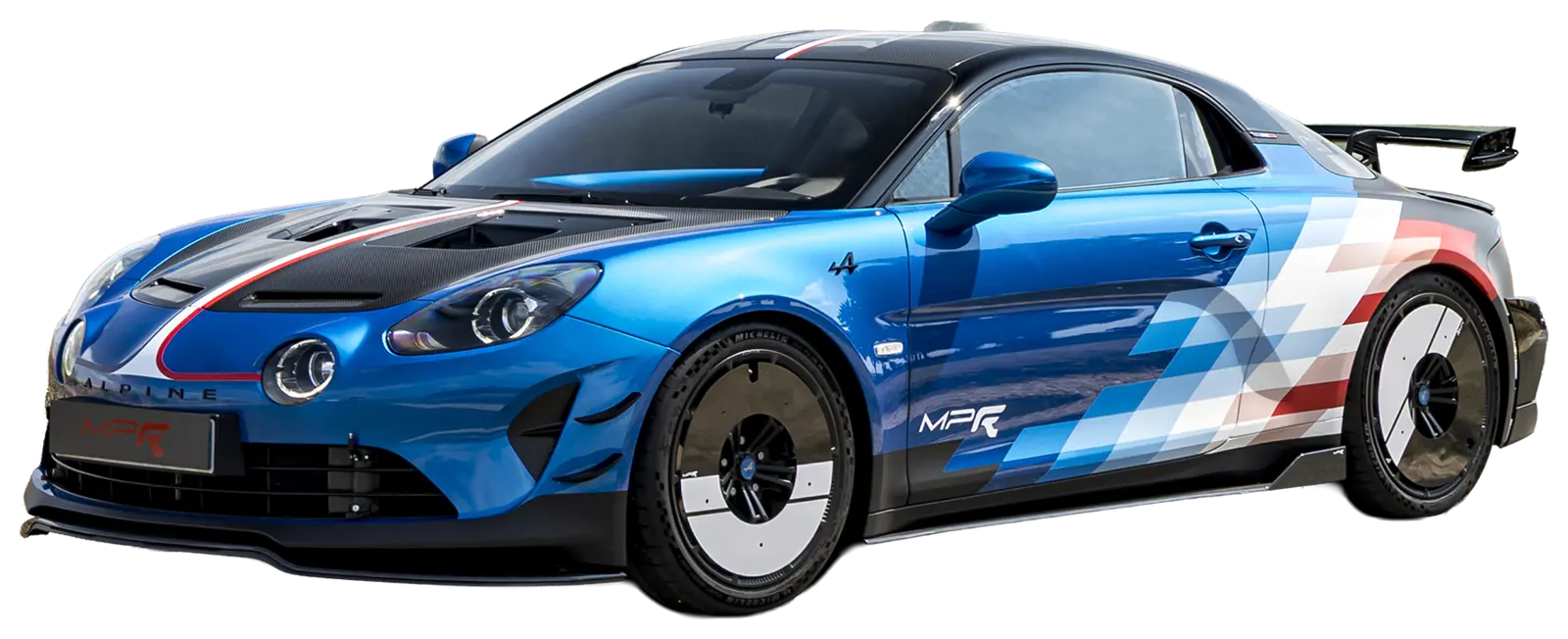 Alpine A110 R Ultime MPR, vue de trois quarts avant