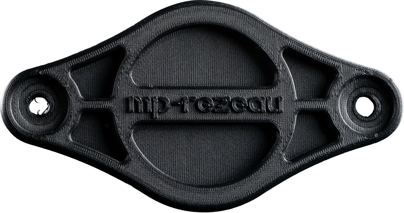 Plaque de finition MP-R en impression 3D du kit résonateur Alpine A110