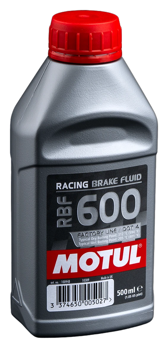 Flacon de liquide de frein Motul RBF 600 de 500 ml, scellé