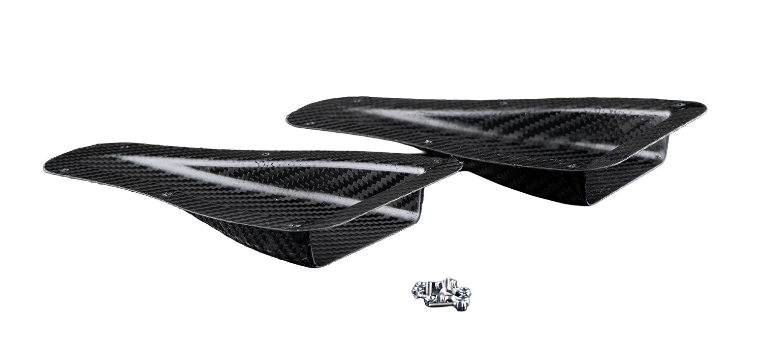 Kit écopes NACA arrière carbone MP-R pour Alpine A110, avec visserie