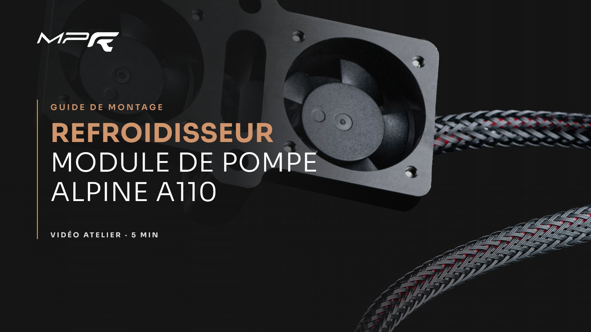 Montage du refroidisseur de module de pompe à essence sur Alpine A110 — vidéo MP REZEAU