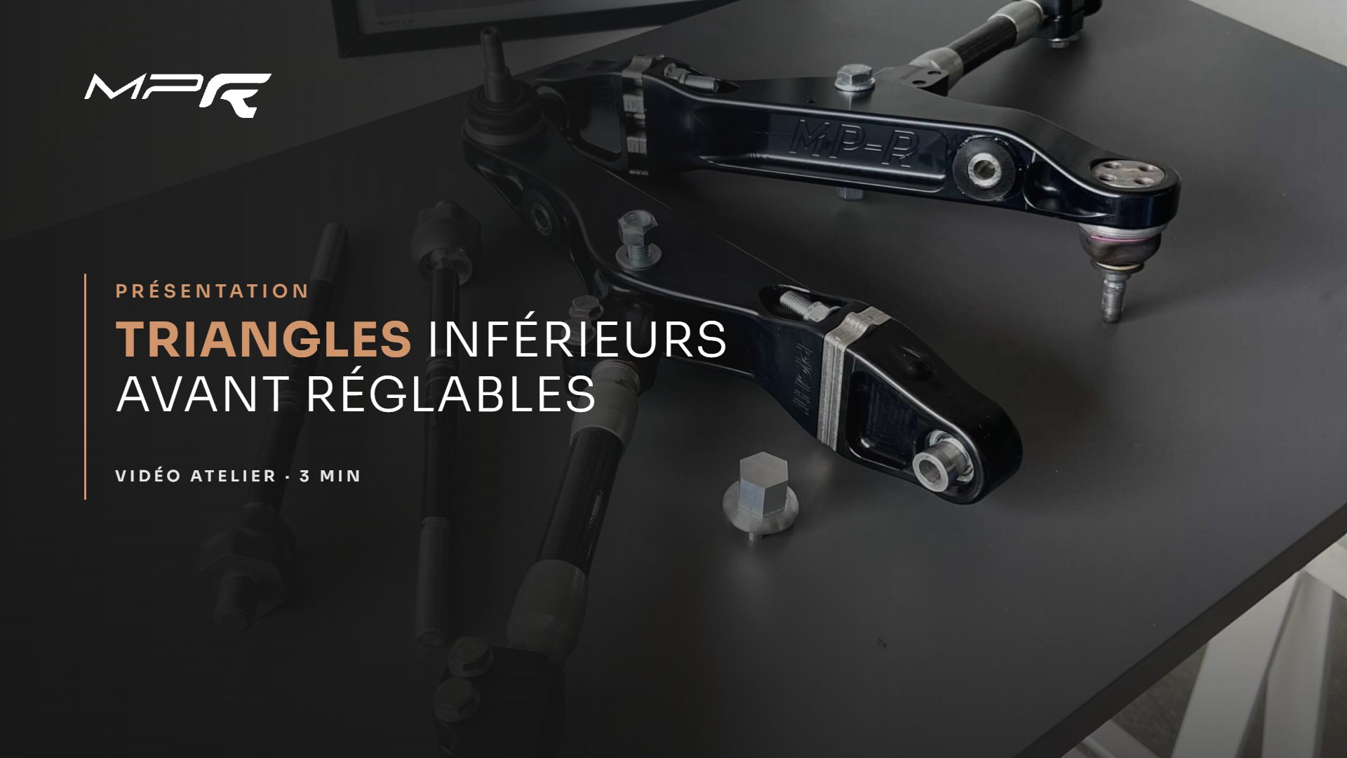 Présentation des triangles inférieurs avant réglables — vidéo MP REZEAU
